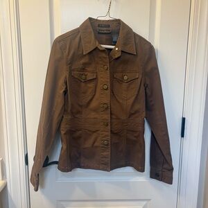 Axcess Utility Jacket in Rich Brown